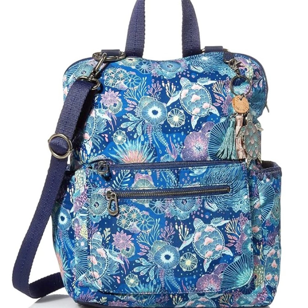 Sakroots Backpack + Crossbody Cellphone Wallet